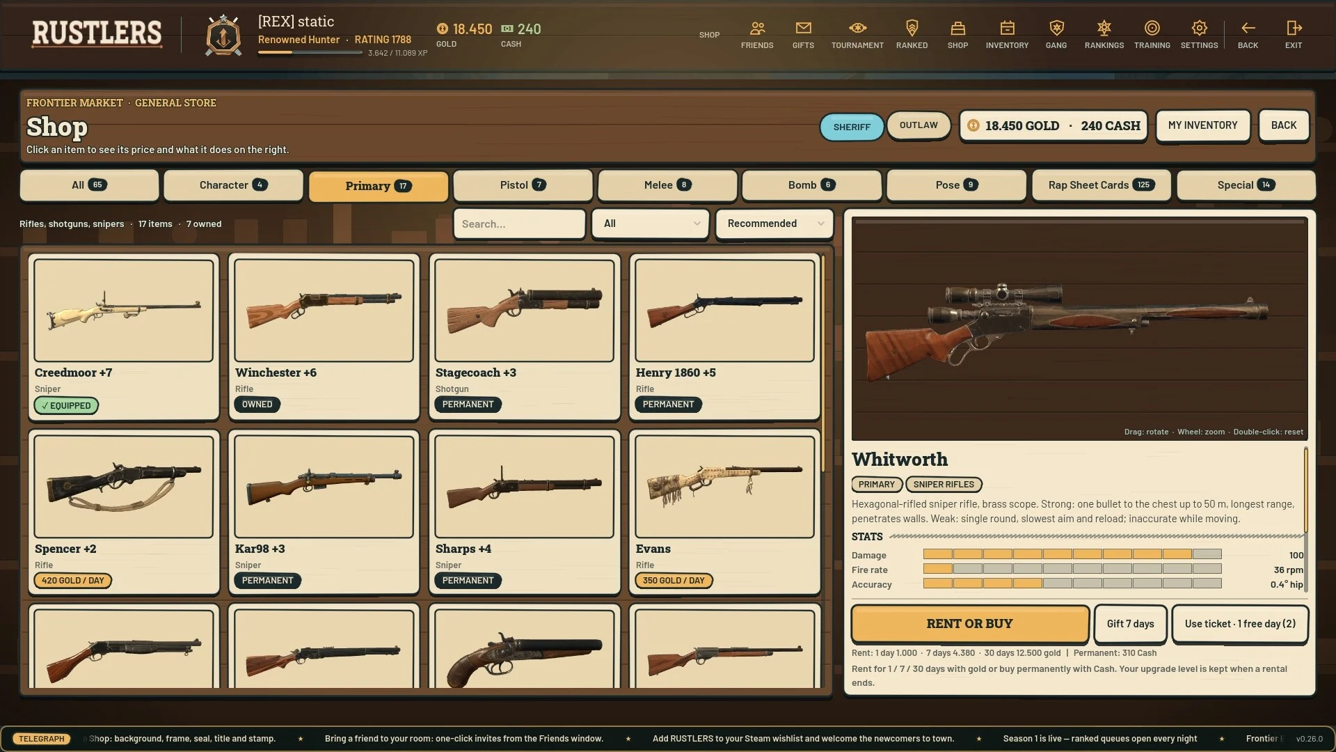 Rustlers Online — Cephanelik