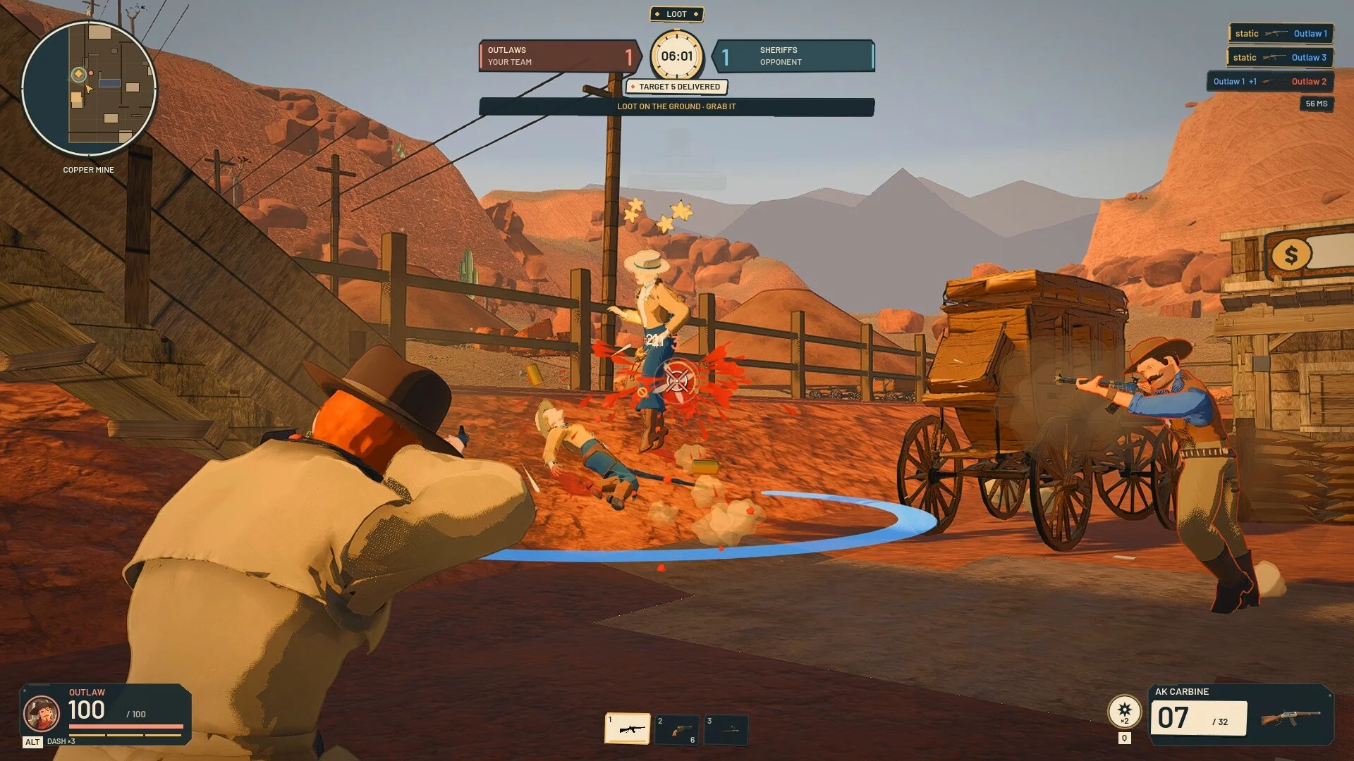 Rustlers Online — Kanyonda çatışma