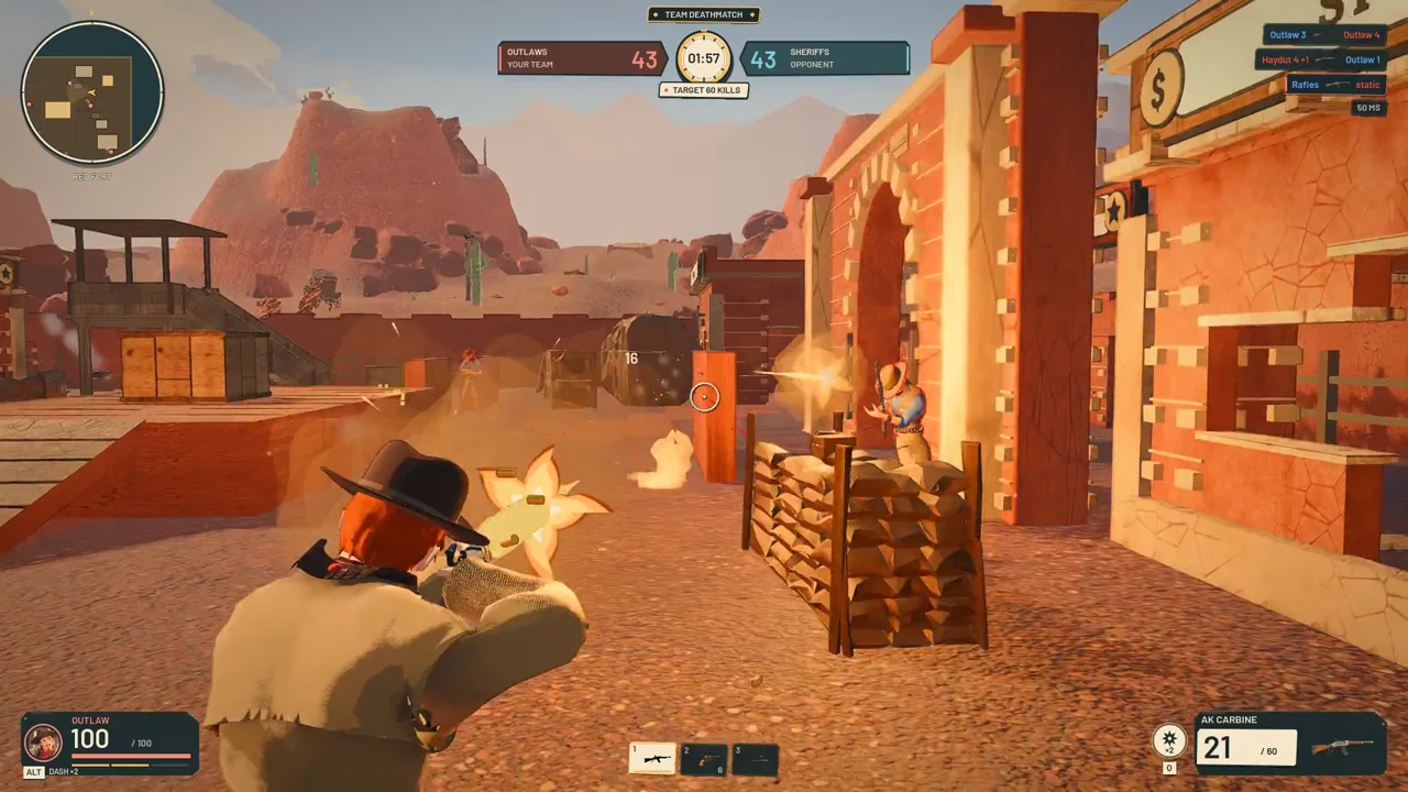 Saf oynanış — Rustlers Online